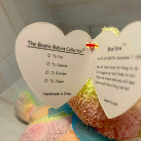 Mellow unique beanie baby and Mr bear - Picture 4 of 6